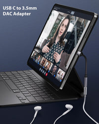 Stouchi USB C to 3.5mm Jack, Type C to Headphone Adapter Aux Digital Audio Earphone Adaptor,Audio Dongle,Hi-Res DAC Chip,Compatib wit i-Phone 17/16/15 Pro/Max,Samsung Galaxy S25 S24 S23,Pixel8,Pad Pro