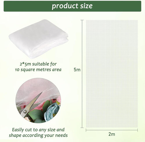 Fine Mesh Garden Insect Netting Plant & Greenhouse Protection Ã¢ÂÂ 3 x 15m