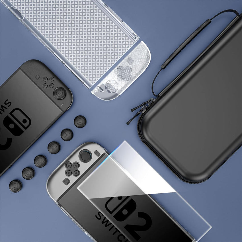 Nintendo Switch 2 Carrying Case Protective Storage Set â Large Capacity