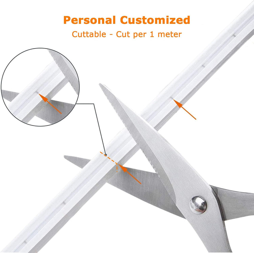 SUCIKORIO 50m Neon LED Strip Light Waterproof Cuttable Warm White only