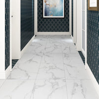 Self-Adhesive Vinyl Floor Tiles 30x30cm 32pcs Grey White Marble Ã¢ÂÂ 32pc