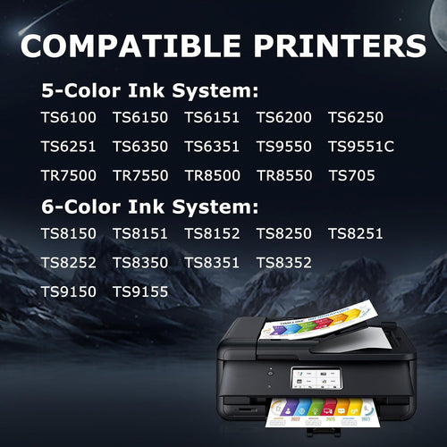 3-Pack PGI-580 580 PGBK XXL Black Ink Cartridges for Canon PGI-580XXL PGI-580XL, work with Canon Pixma TS6350 TS705 TS702 TS8350 TS8250 TS8151 TS9150 TR8550 TR7550 TS6150 TS6250 TS9550 TS8351