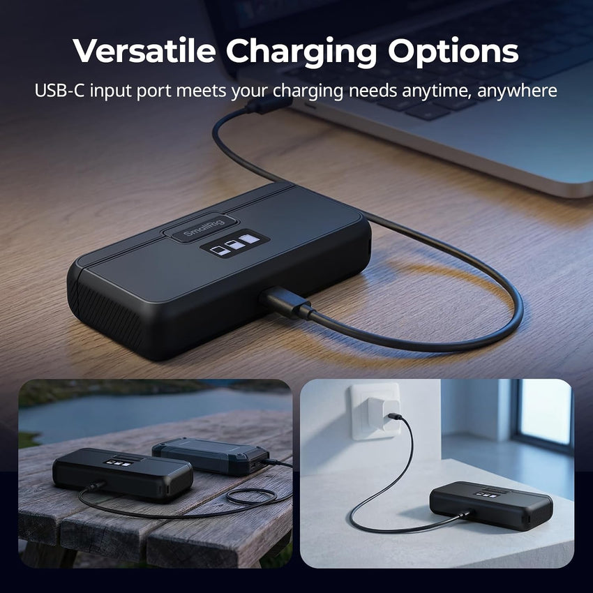 Battery Charger for GoPro Hero 12/11/10/9 PD 27W 1.5h Rapid Charging TFT Screen 3-Channel 4 SD Card Slots Model 5418