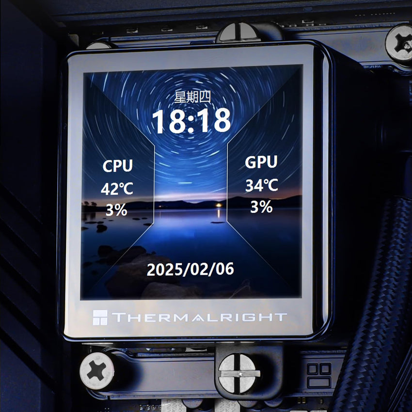 Thermalright Frozen Vision 360 READ DESC Liquid CPU Cooler with 12cm PWM Fan Black