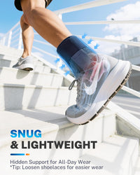 Ankle Support Brace Removable Stabilizers for Injury Recovery â One Unit
