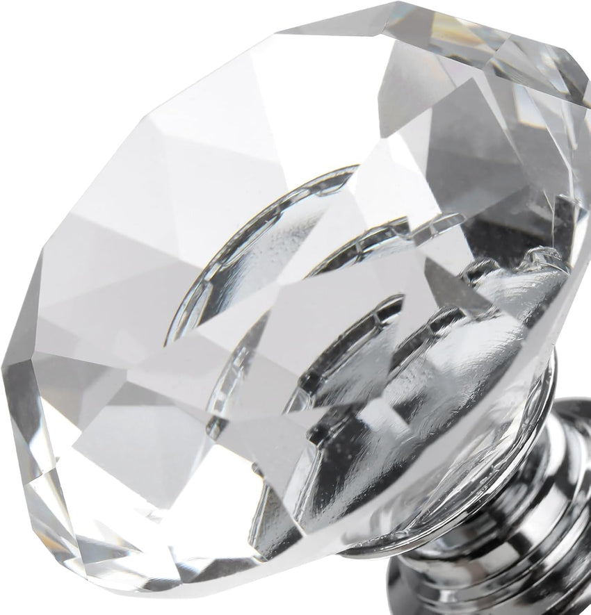 Crystal Drawer Knobs 40mm 30PCS â Diamond