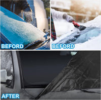 Windscreen Cover Frost Snow Sunshade Screen for VW T6 Van â Black
