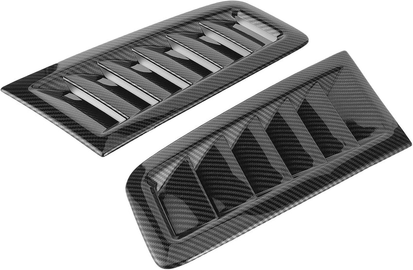 Bonnet Air Vents 2pcs Engine Hood Vents Focus RS MK2 Style â Carbon Fibre