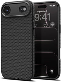 Spigen Liquid Air Case Compatible with iPhone Air (2025) [Military-Grade Drop Protection] - Matte Black
