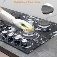 EEEKit Oven Gas Hob Burner Crown Cap Set 8PCS Replacement Parts â Large, Medium, Small