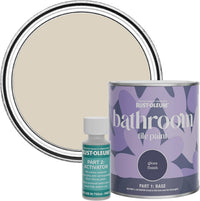 Rust-Oleum Bathroom Tile Paint Water-Resistant Gloss Hessian â Beige 750ml