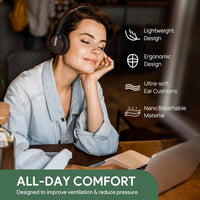 Yealink WH64 Hybrid DUAL UC DECT & Bluetooth Wireless Headset with Mic for Work, Bluetooth Headphones with DECT Dongle, 3X Mic, 492ft Range,32H Talk Time, Office Portable Stereo On Ear Headsets for PC Laptop