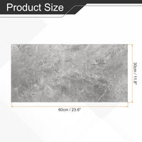Peel and Stick Wall Panels 23.6" x 11.8" Marble Tiles Adhesive Backsplash â Fog Gray