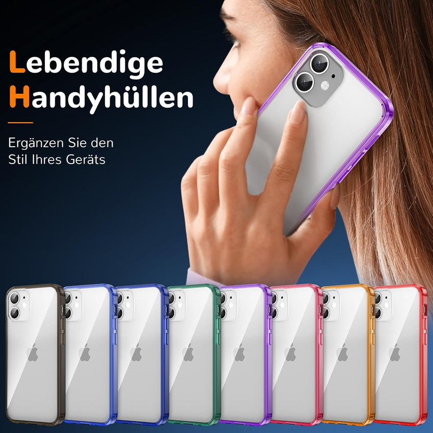 Case for iPhone 12 Mini, Crystal Clear, Slim Fit, Clear