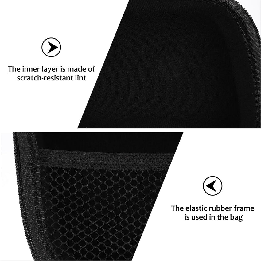 Game Controller Storage Bag Splashproof Case with Handle â Black 7.09x5.12x2.76in