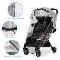 Universal Rain Cover for Pushchair,Pram Rain Cover,Rain Cover for Pram,Travel Weather Shield for Windproof, Waterproof, Protect from Sun Dust Snow