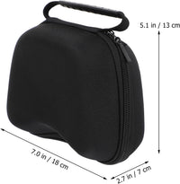 Game Controller Storage Bag Splashproof Case with Handle â Black 7.09x5.12x2.76in