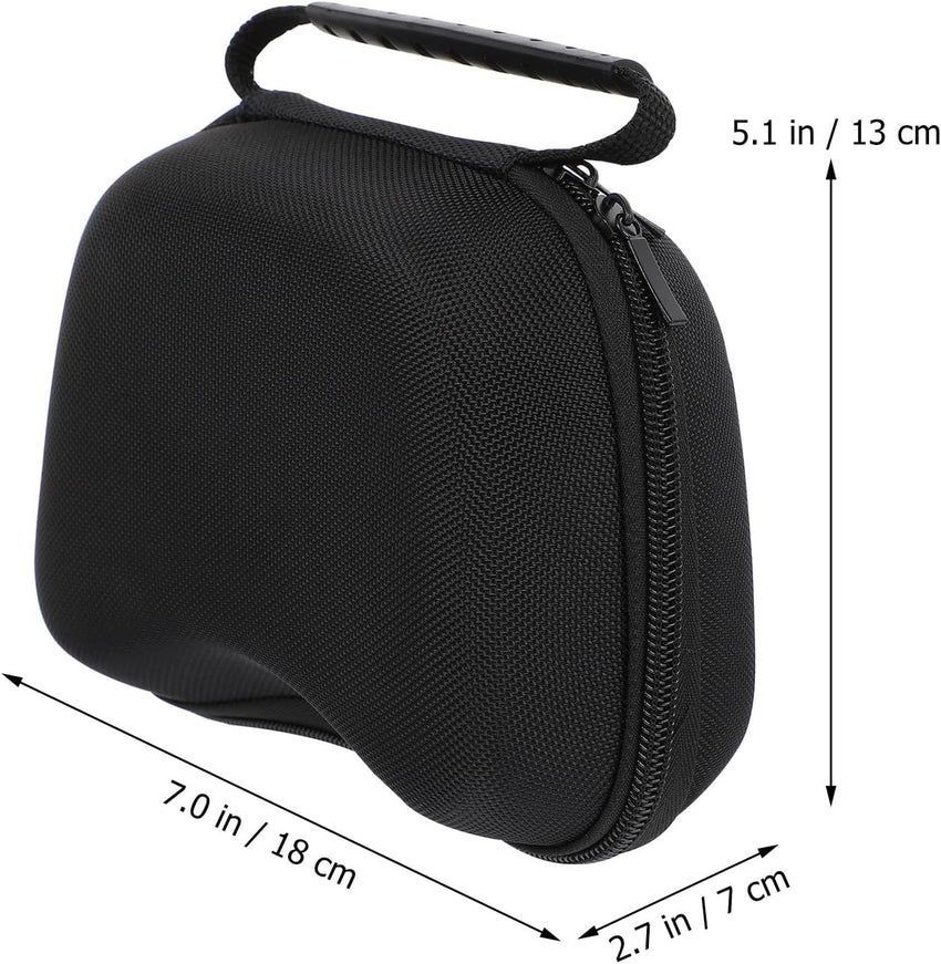 Game Controller Storage Bag Splashproof Case with Handle â Black 7.09x5.12x2.76in