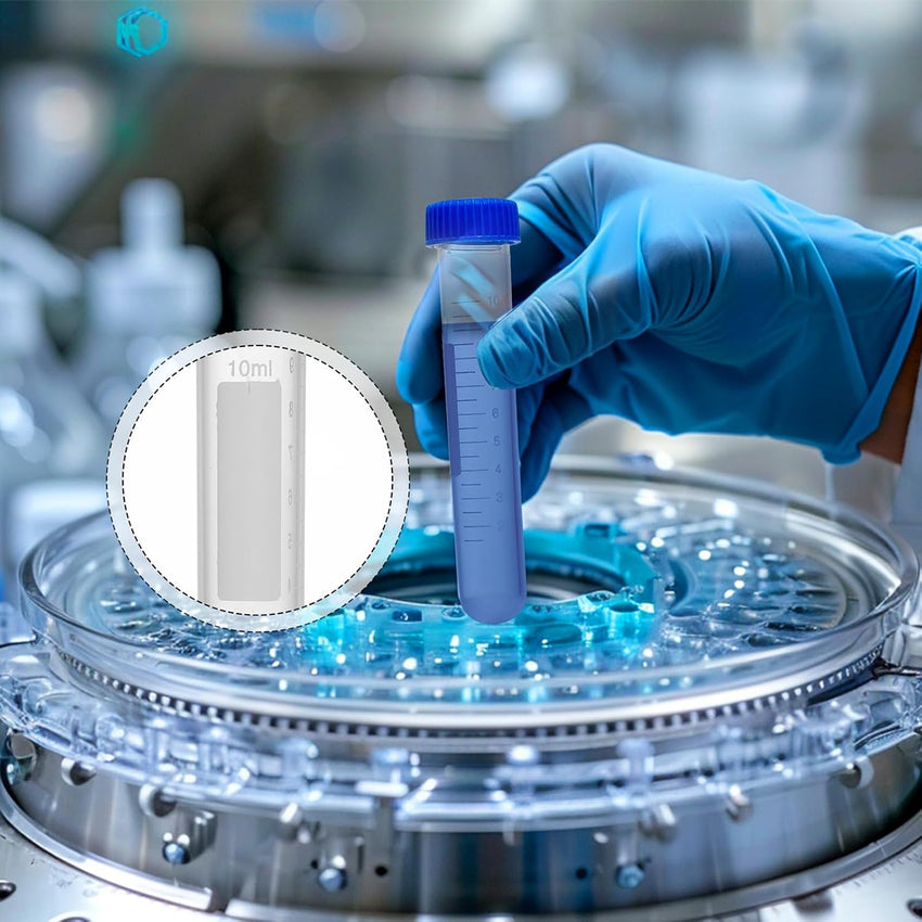 Centrifuge Tubes Plastic Round Bottom with Caps 10/50ml 100pcs