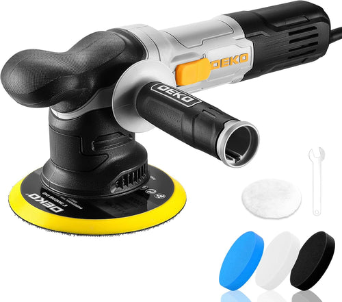 Dual Action Polisher 900W 150mm Pad 6-Speed Random Orbit 600â4000RPM â 150mm