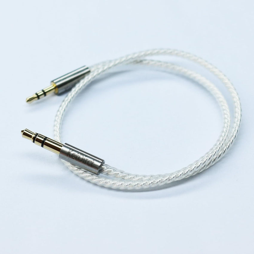100cm(1.5ft) Silver plated Gold Plated Design 3.5mm Male to 2.5mm Male Car Auxiliary stereo Audio cable Cord headphone connect cable for Apple, Android Smartphone, Tablet and MP3 Player