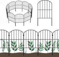 Decorative Garden Fence Fencing, 27ft (L) x 24in (H) Animal Barrier for Dog