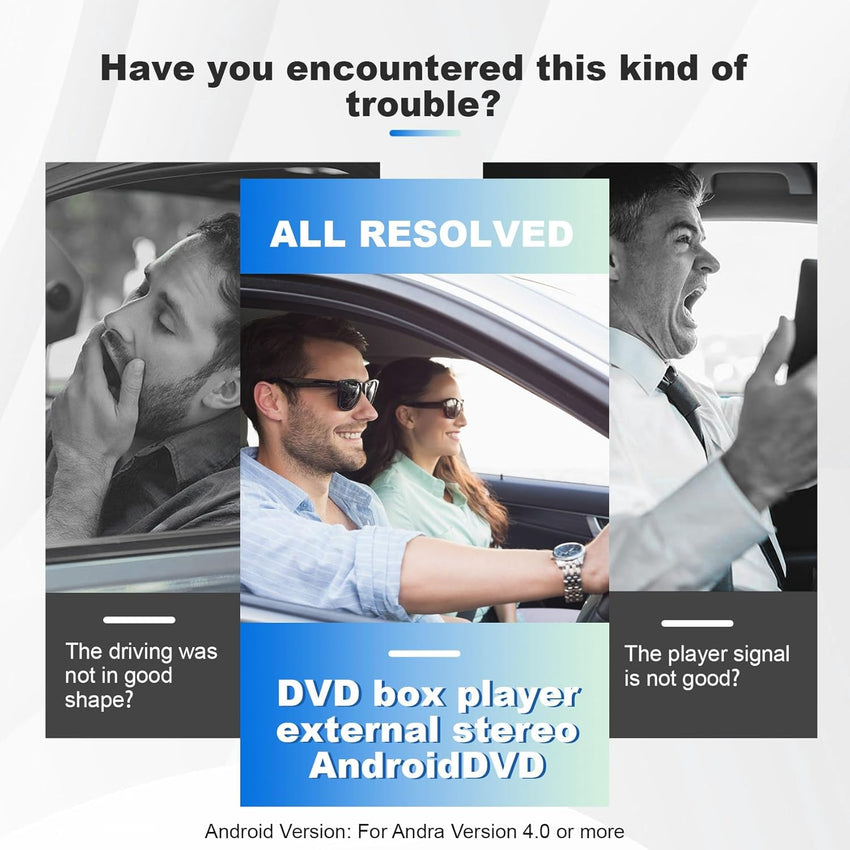 zilitol 505966 USB 2.0 Interface Car Radio CD/DVD Dish Box Player External Stereo for Android, Black