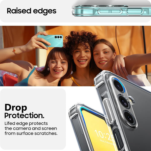 NWNK13 For Galaxy A26 5G / A17 Crystal Clear Shockproof Phone Case, Soft TPU Bumper Silicone Anti-Scratch Protective Transparent Phone Cover for Samsung A26/A17