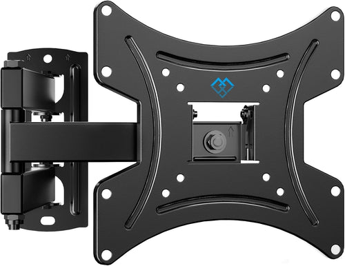 PERLESMITH TV Wall Bracket for Most 13-42 Inch TVs, 20kg Weight Capacity Max VESA 200x200mm, Solid and Sturdy TV Bracket with Swivel Tilt PSSFK1