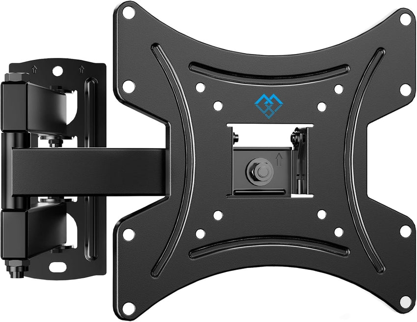 PERLESMITH TV Wall Bracket for Most 13-42 Inch TVs, 20kg Weight Capacity Max VESA 200x200mm, Solid and Sturdy TV Bracket with Swivel Tilt PSSFK1