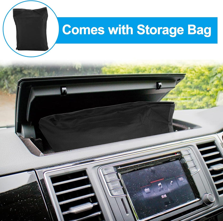 Windscreen Cover Frost Snow Sunshade Screen for VW T6 Van â Black