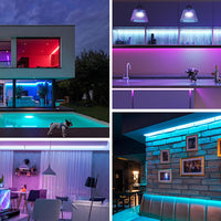 LED Aluminum Channel U Shape, 20 Pack LED Strip Diffuser 3.3ft/1Meter LED Profile with Milky White Cover, End Cap and Mounting Clip Aluminum Extrusion 90 Degrees Connectors for LED Strip Lights