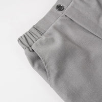 Boys' 4-piece Summer Formal Suit Short-Sleeve Shirt Vest Bow Tie Shorts Grey 11-12 yrs (160)
