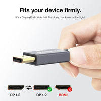 DisplayPort Cable, iVANKY DP Cable 165Hz, High Speed [2K@165Hz, 2K@144Hz, 4K@60Hz, 3D] DisplayPort to DisplayPort Cable, Nylon Braided & Gold-Plated, Compatible Laptop, PC, Gaming Monitor, TV - 1M