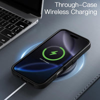 JETech Matte Case for iPhone 16 Pro Max 6.9-Inch, Shockproof Military Grade Drop Protection, Frosted Translucent Back Phone Cover, Anti-Fingerprint (Black)