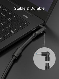 Zolt 65W 90W Universal Laptop Charger for Lenovo HP Dell Acer Asus Samsung Gateway Compaq IBM Laptop Charger Power Supply AC DC Adapter with 16 Plugs (65W-15Tips)