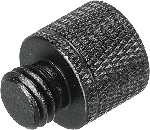 Mic Stand Adapter 3/8 Female to M10 Male Thread for Microphone Tripod â Black
