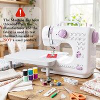 Sewing Machine with Extension Table & Basic Kit