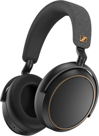 Sennheiser MOMENTUM 4 Wireless Noise Cancelling Headphones Bluetooth Headset for Crystal-Clear Calls with Adaptive Noise Cancellation, Up To 60HR Playtime, Folding Design, Black/Copper