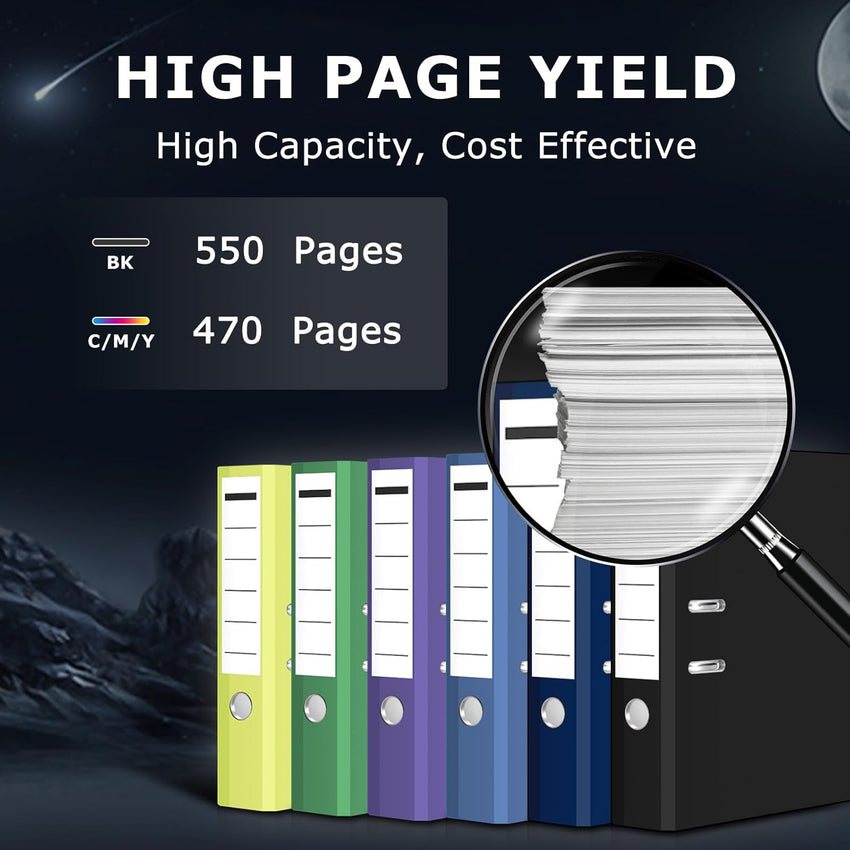 DOUBLE D 502XL Ink Cartridges for Epson 502 502XL Ink Multipack, Work for Epson Expression Home XP-5100 XP-5105 XP-5150 XP-5155 Workforce WF-2860 WF-2865 WF-2880 WF-2885 Printer, 4 Pack