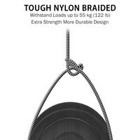 iSOUL Lightning iPhone Charger Cable, 1 Meter 3.3ft Braided USB Cord for iPhone 14 13 12 11 Pro XS Max XR X 10 8 7 6s Plus, iPad Air Pro Mini, iPod Ultra Fast Sync & Charging