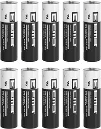 EEMB ER14505 AA 3.6V Lithium Battery Li-SOCL Non-Rechargeable Battery SB-AA11 LS14500 TL-5903 SL-360 S7-400 ER14500 for Water Electricity Meter Gas PLC Facility Equipment Spare Generic Battery (10)