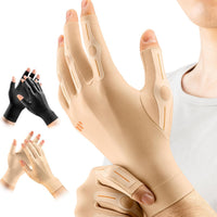 WHCOOL Compression Artiritis Gloves for Women&Men SMALL with Graduated Pressure Design for pain, Finger Support for Hand Comfort, Daily Wear & Sleep Use for Crocheting, Typing Fit Palm 6.8-7.3'' Skin S