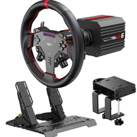 Gaming Steering Wheel Bundle Direct-Drive with Pedals 28cm PC Sim Racing Set