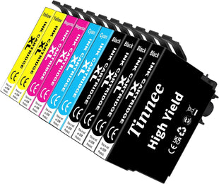 Tinnee Compatible for Epson XP2200 Ink Cartridges Epson XP 3205 Ink Cartridges for Expression Home XP-2200 XP-2205 XP-3200 XP-3205 XP-4200 XP-4205 Workforce WF-2910 WF-2930 WF-2935 WF-2950