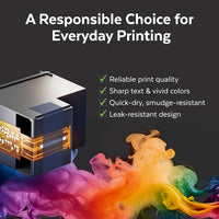 COCCINK 65XL for HP Deskjet 3755 Ink Cartridges, HP DeskJet 3700 3752 3772 2600 2622 2624 2636 2652 2655 Envy 5052 5012 5055 5000 Printer Remanufactured, 1 Black 1 Color Combo Pack