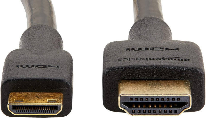 Amazon Basics High Speed Mini HDMI (Source) to HDMI (Display) Cable, 1.8 m, Black
