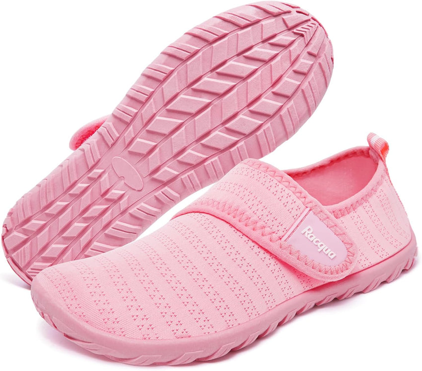 Girls Water Shoes Lightweight Quick Dry Barefoot Swim Shoes for Pool Surfing Ã¢ÂÂ Pink 5.5