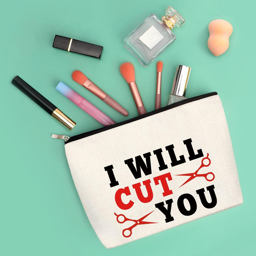 Makeup Bag Inspirational Hairdresser Gift Cosmetic Pouch â One Size