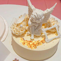 Silicone Angel Mould for Chocolate Candy Fondant Cake Decoration â White